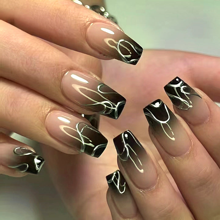 Artistic Long-Lasting Gel Nail Extensions Kalsten