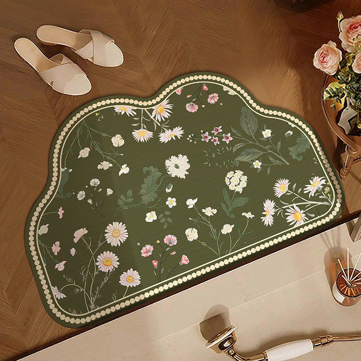 Floral Decorative Mat Kalsten