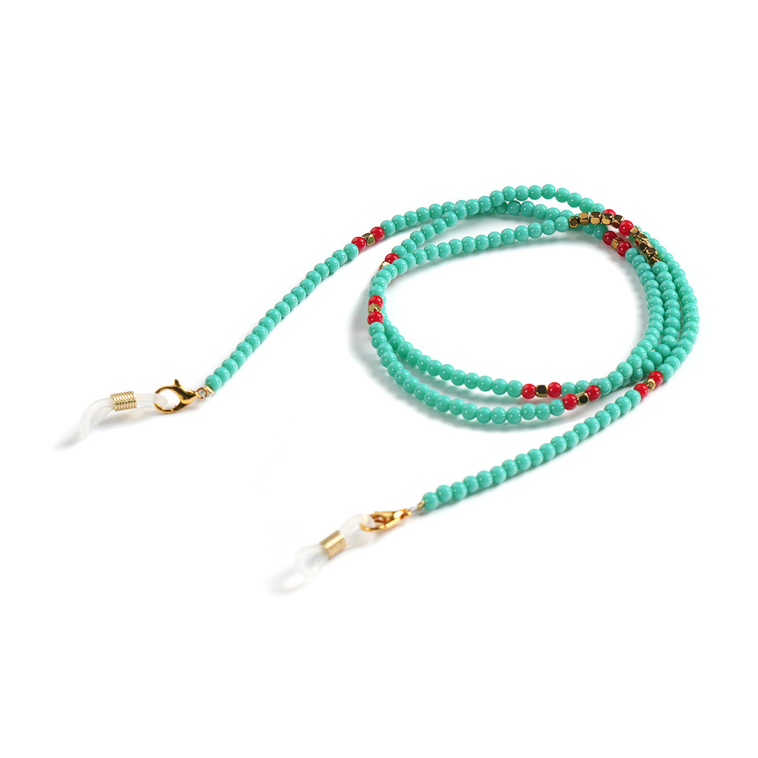 Multi-Strand Beaded Eyewear Chain Kalsten