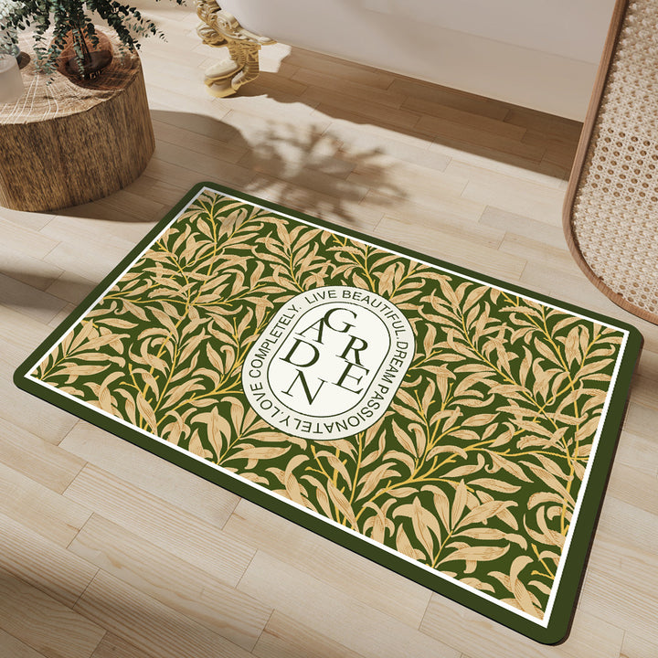 Decorative Motivational Bath Mat Kalsten
