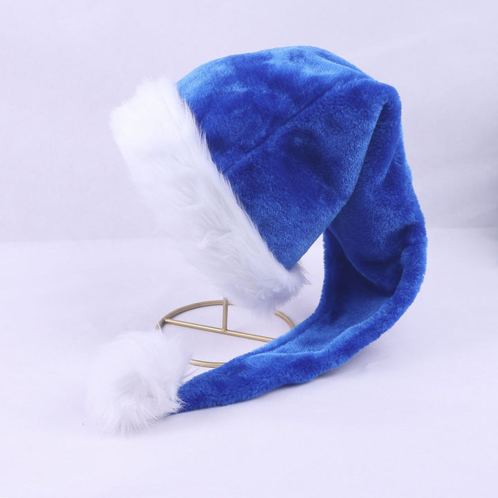 Christmas hat with plush trim