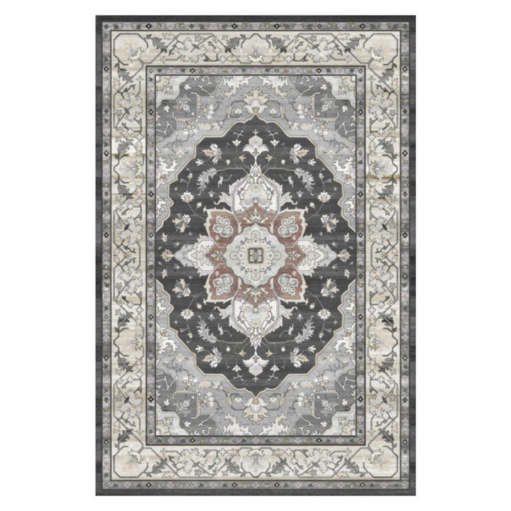 Vintage Floral Patterned Area Rug