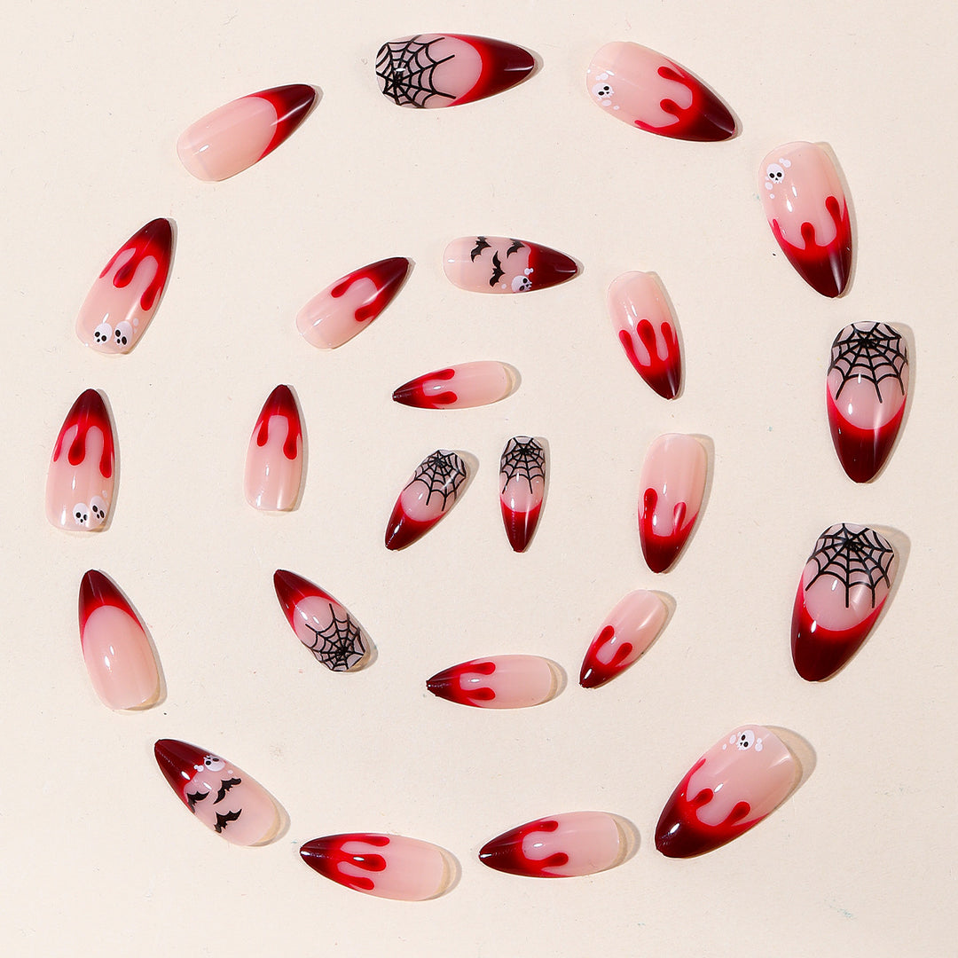 Gothic-Themed Bloody Nail Art Extensions Kalsten