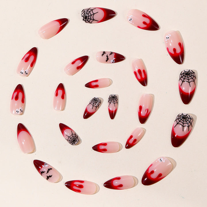 Gothic-Themed Bloody Nail Art Extensions Kalsten