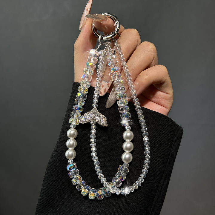 Elegant Beaded Charm Keychain Kalsten 1790135859