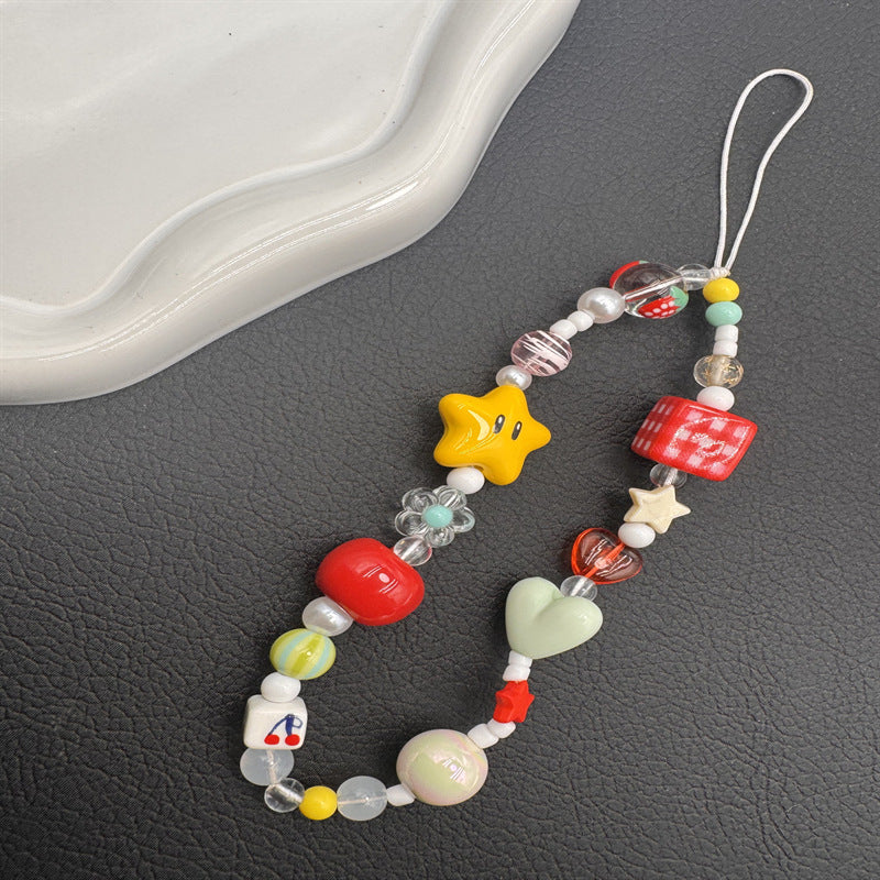 Decorative Bead Phone Strap Kalsten