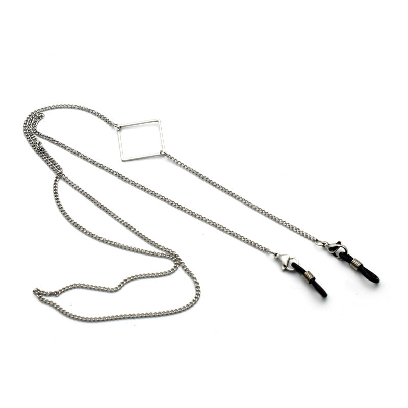 Stylish Geometric Chain Eyewear Holder Kalsten