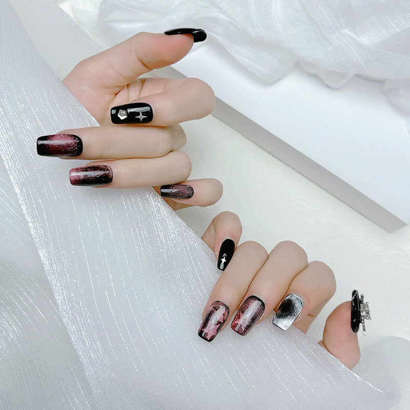 Decorative Press-On Nail Set Kalsten