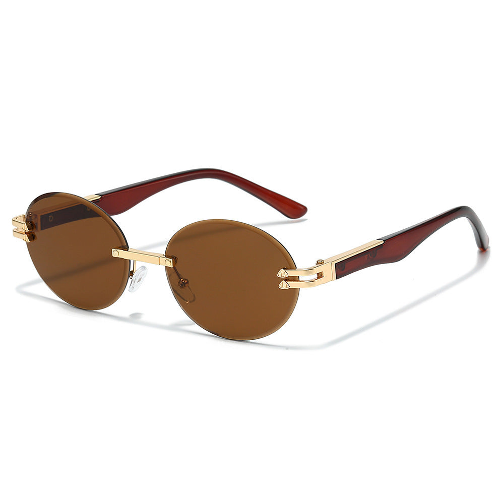 Stylish Round Frame Sunglasses Kalsten