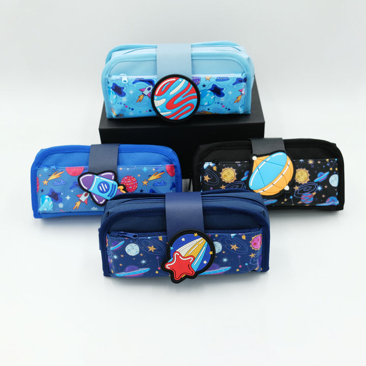 Fun Design Multi-Zipper Pencil Case