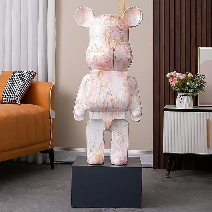 Artistic Bear Figurine for Indoor Home Display