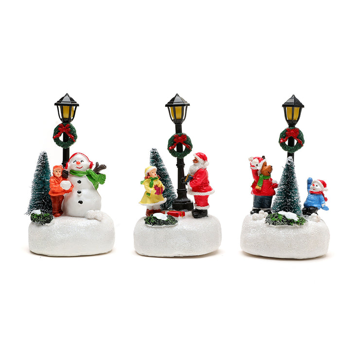 LED Light-Up Snowman Figurine Kalsten