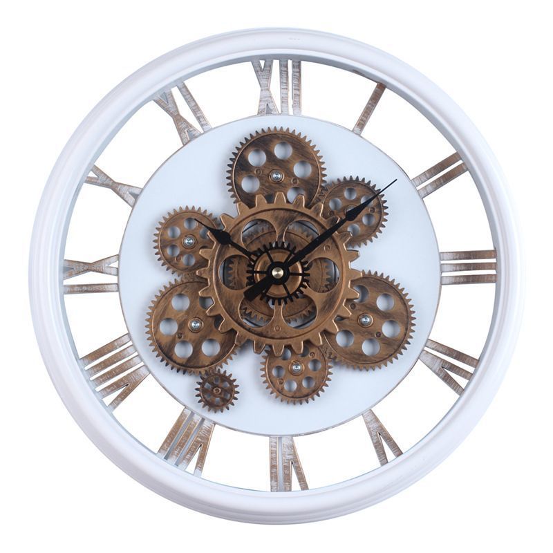 Wall Clock in Industrial Steampunk Design Kalsten