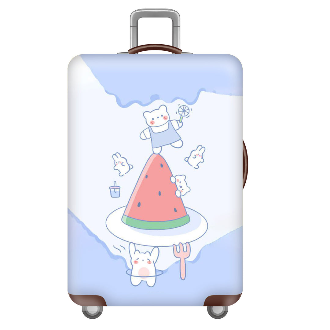 Women's Hard Shell Suitcase with Cheerful Kalsten Design