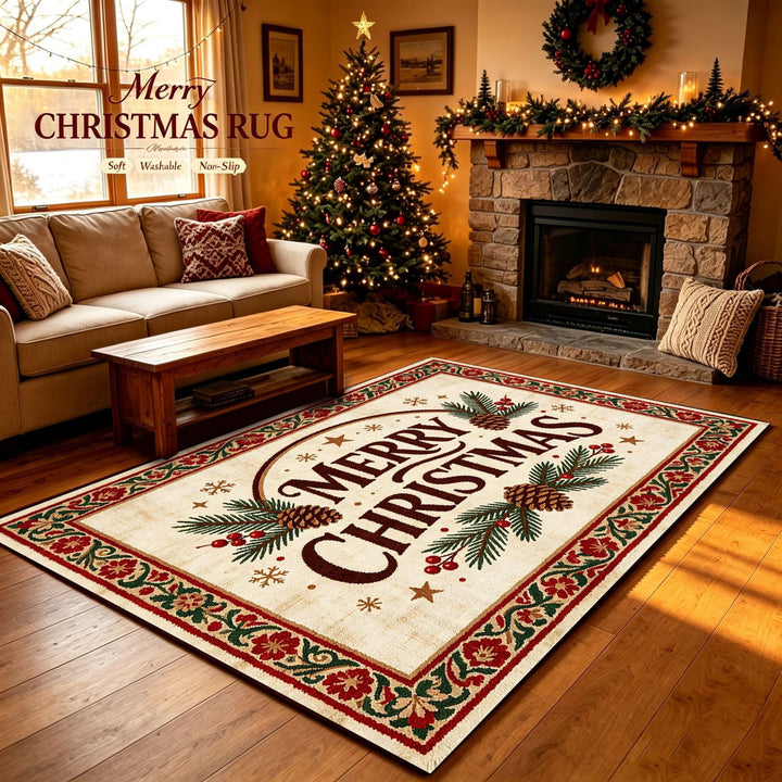 Christmas-Themed Decorative Area Rug Kalsten