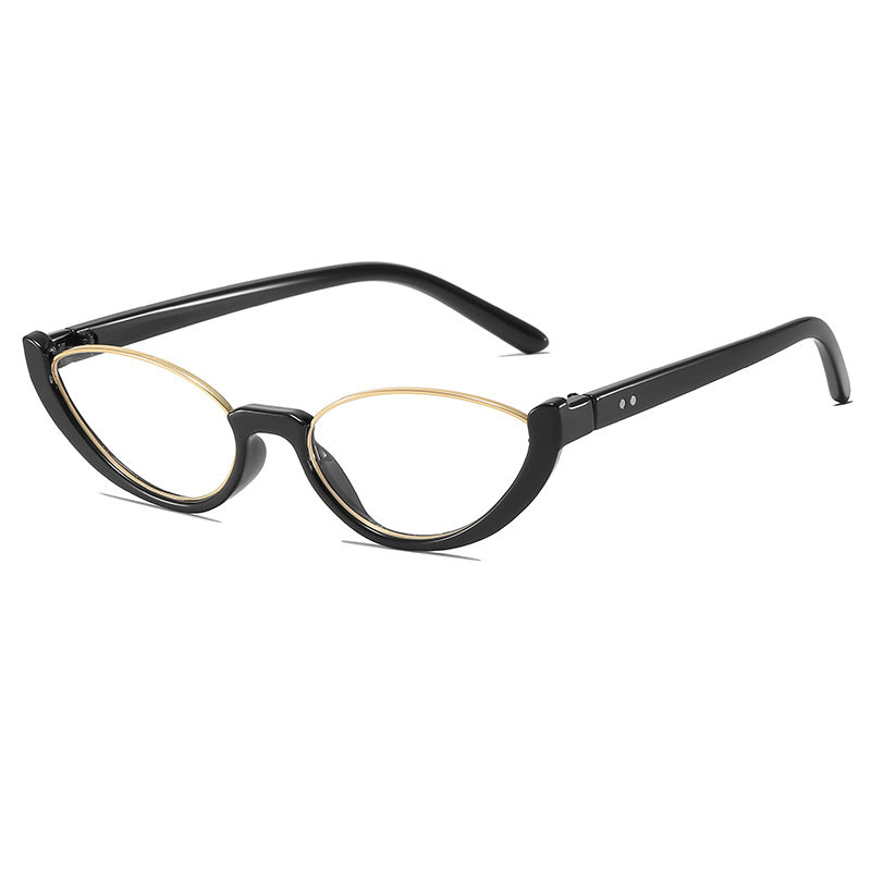 Retro-Inspired Clear Frame Cat Eye Sunglasses Kalsten