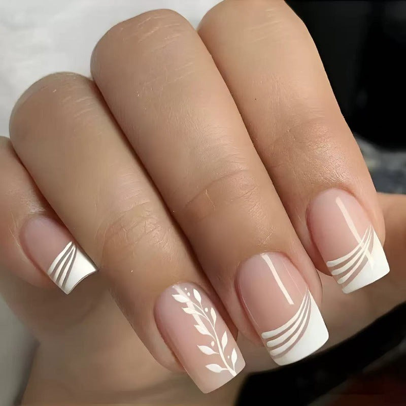 Artificial Nail Set with Cheerful Spring Design Kalsten