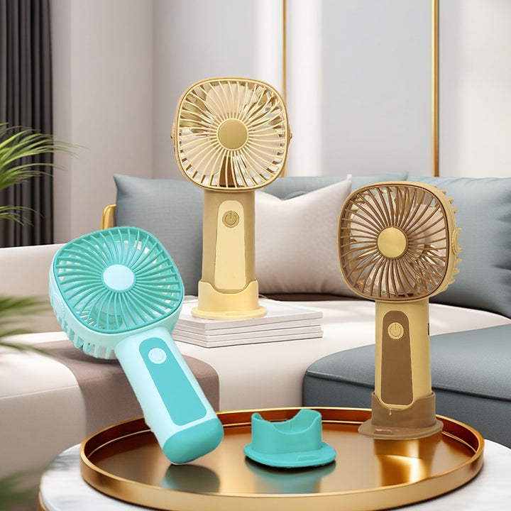Ladies Portable Hand Fan with Flexible Holder Kalsten