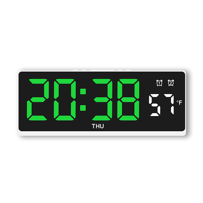 Digital alarm clock with large LED display and weather forecast Kalsten