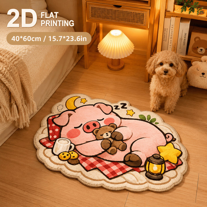 Cat-Themed Decorative Area Mat