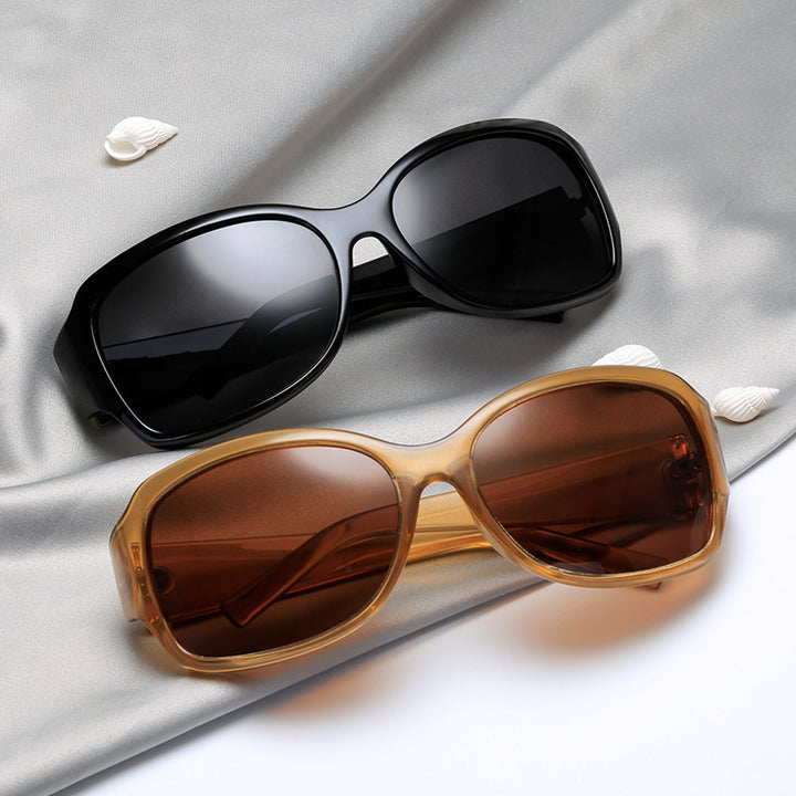 Ladies stylish oversized sunglasses with elegant pattern Kalsten