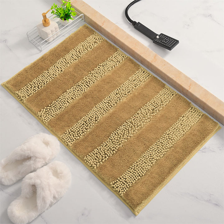 Plush Textured Shower Rug