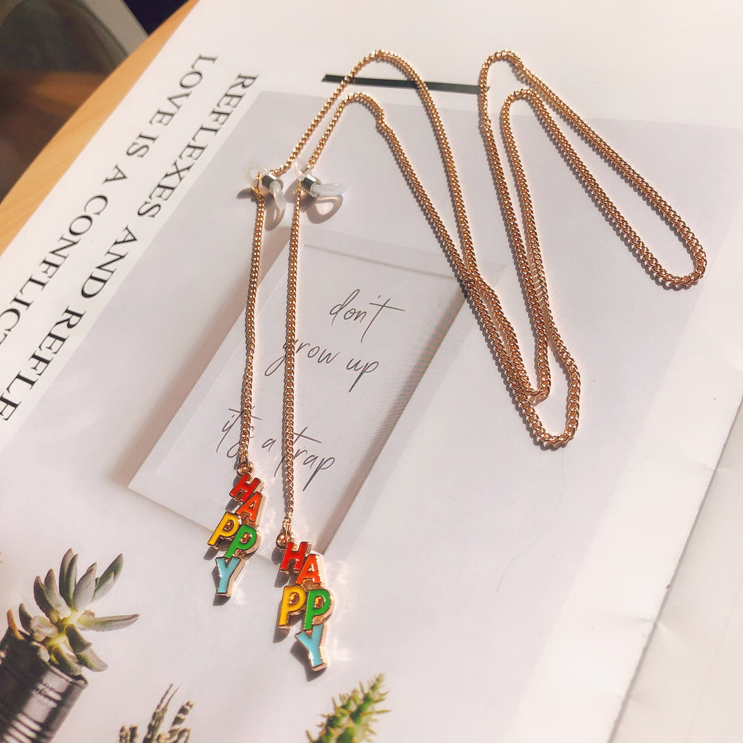 Stylish Dual Charm Eyewear Chain Kalsten