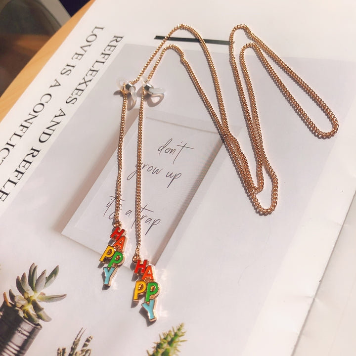Stylish Dual Charm Eyewear Chain Kalsten