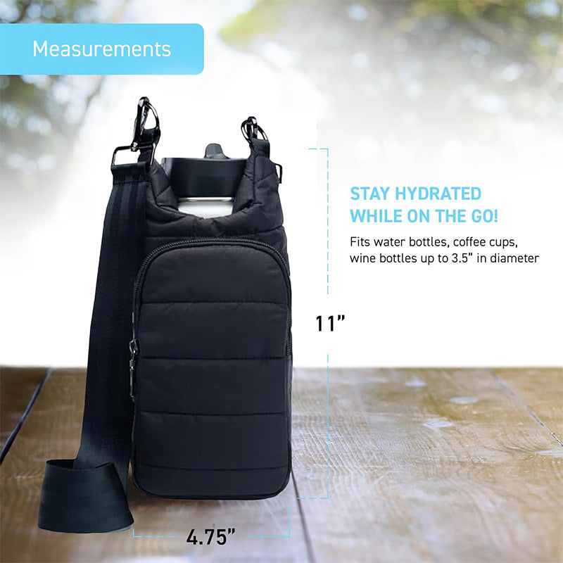 Insulated Water Bottle Carrying Bag with Versatile Compartments Kalsten
