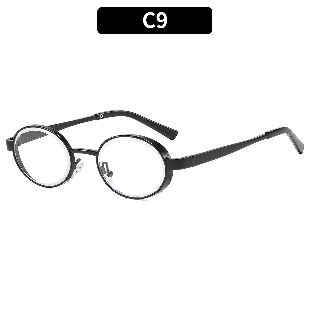 Trendy Oval Frame Optical Glasses