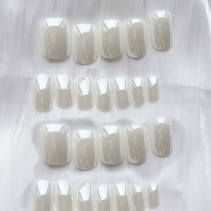 Premium Glossy Press-On Nail Art Set Kalsten