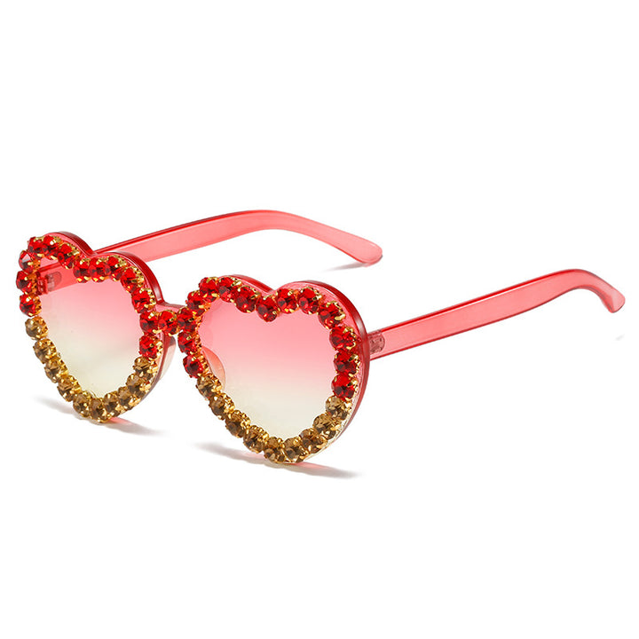 Heart-Shaped Glamorous Sunglasses Kalsten