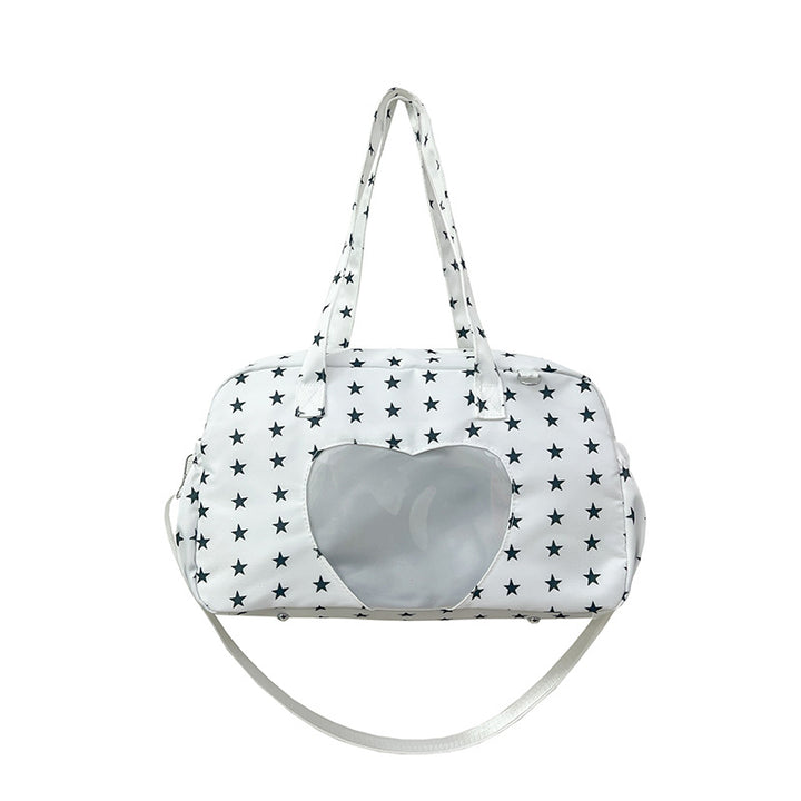 Star-Patterned Multi-Functional Handbag