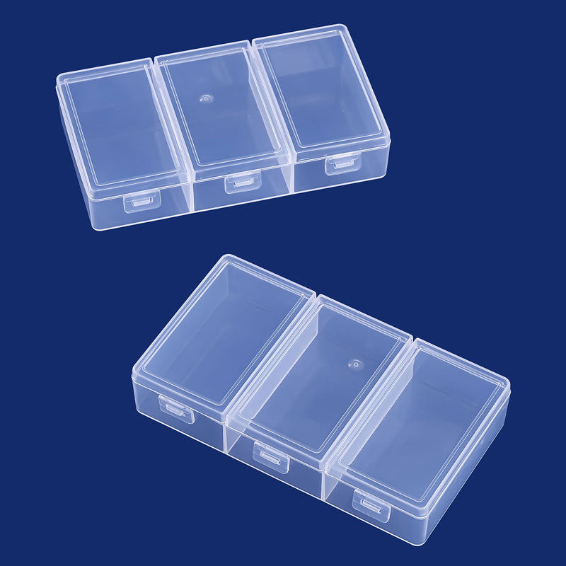 Multi-Compartment Clear Craft Storage Case Kalsten