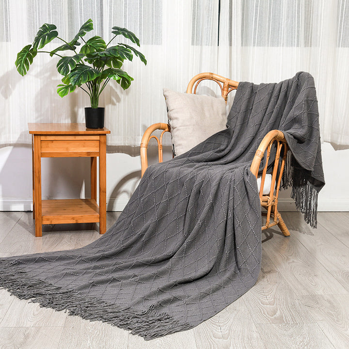 Cozy Knitted Throw