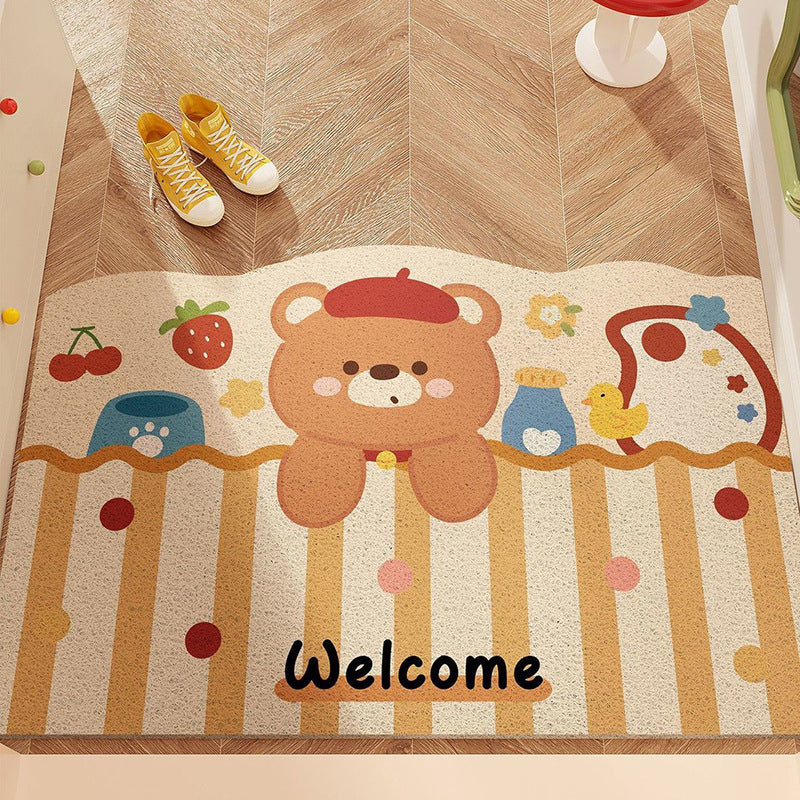Playful Cartoon Entrance Mat