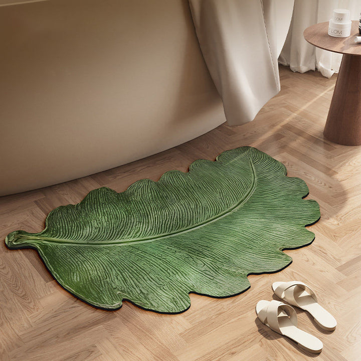 Leaf-Shaped Area Mat