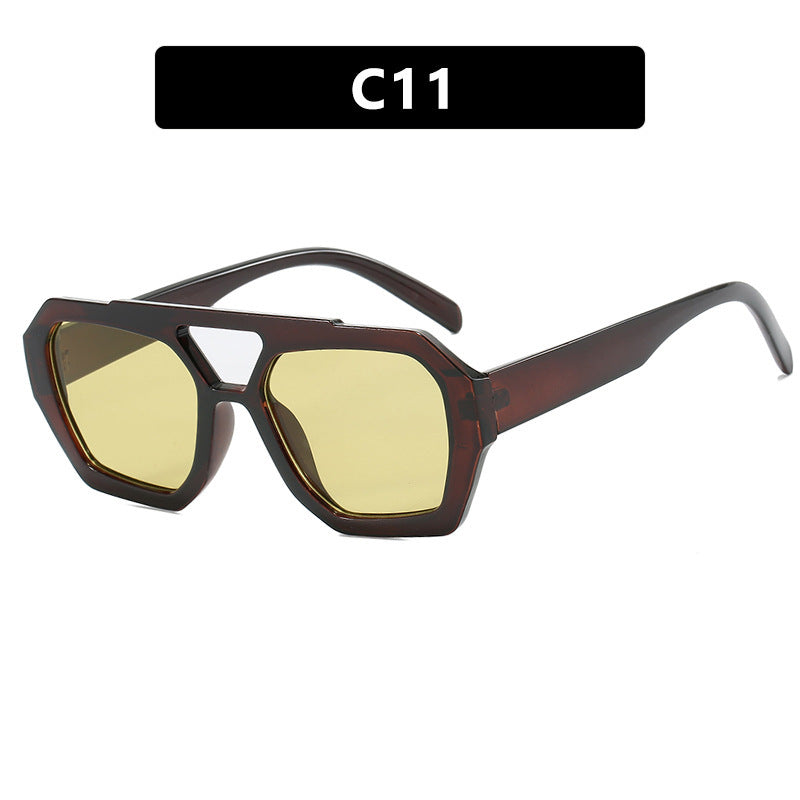 Women's oversized sunglasses in striking, octagonal design Kalsten