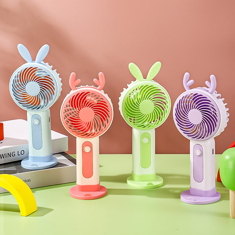 Cute Animal-Themed Portable Fan Kalsten