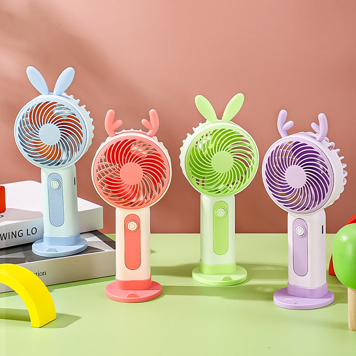 Cute Animal-Themed Portable Fan Kalsten