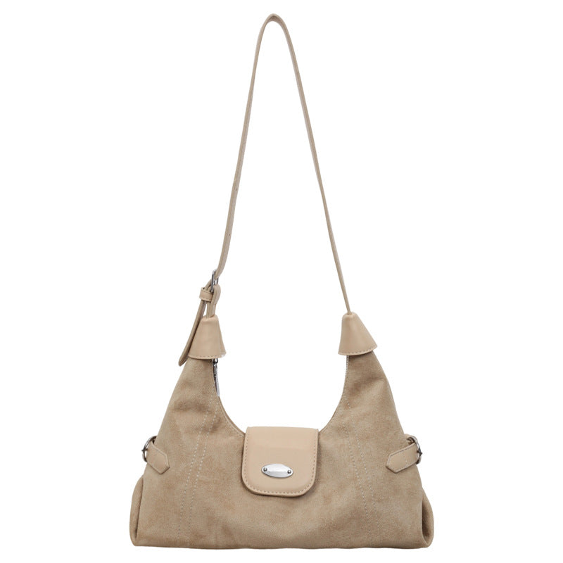 Stylish Suede Shoulder Bag Kalsten