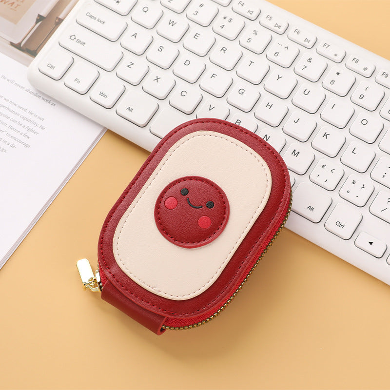 Cute Character Zippered Coin Pouch Kalsten