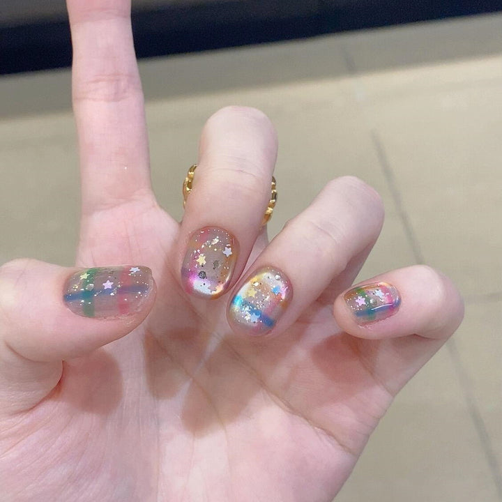 Glamorous artificial nails with multifunctional design Kalsten