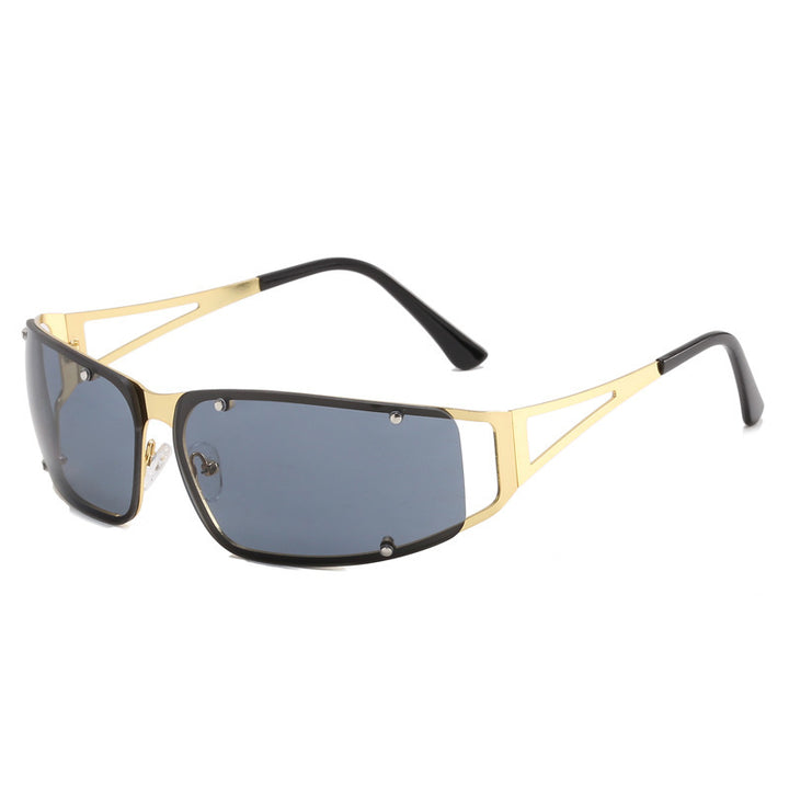 Women's fashionable sunglasses with futuristic design and exquisite metal frame Kalsten