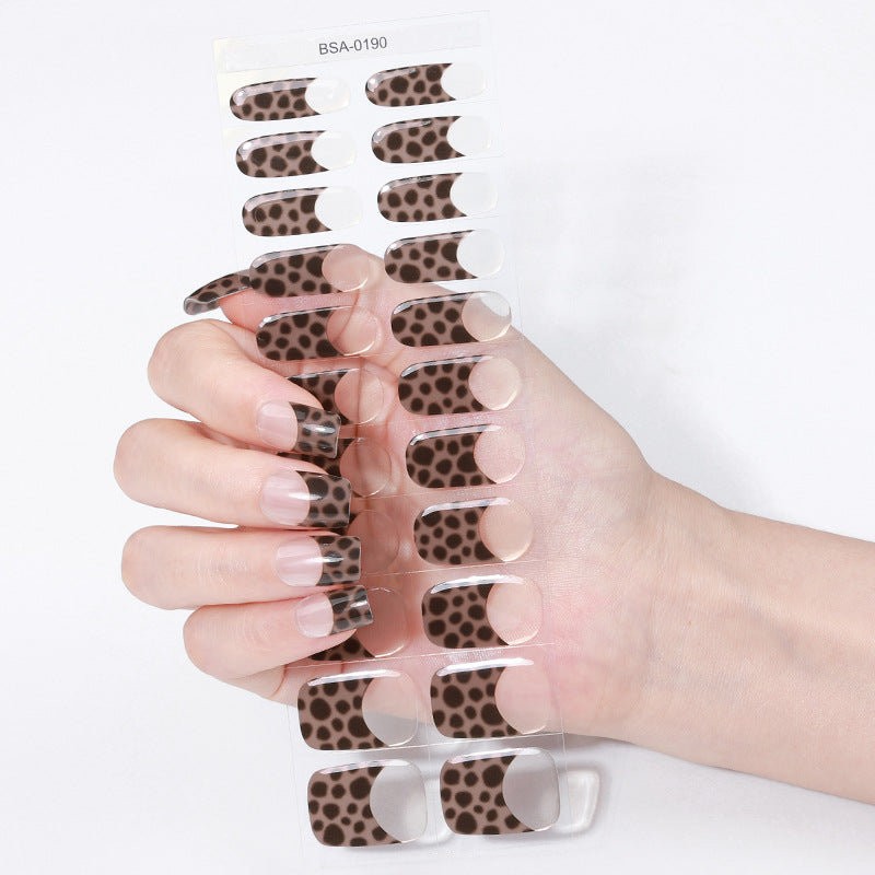 Decorative Floral Nail Wraps