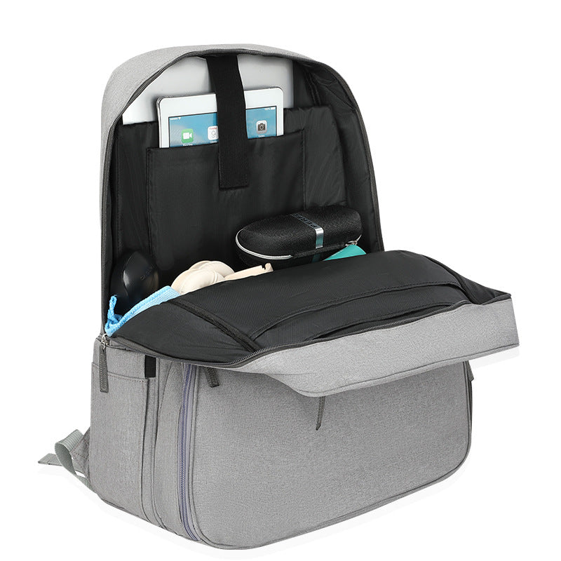 Multi-Compartment Fitness Backpack with Shoe Storage Kalsten