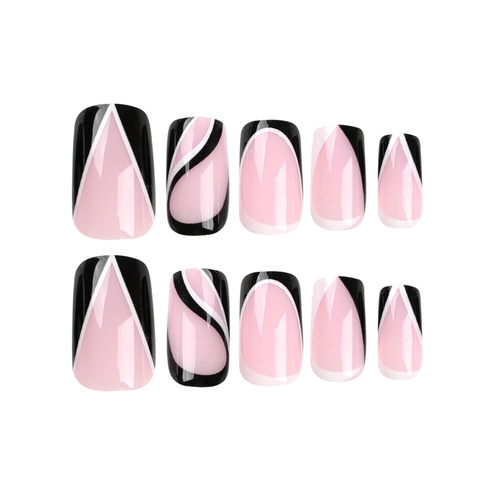 Artful Nail Extensions with Modern Design Kalsten