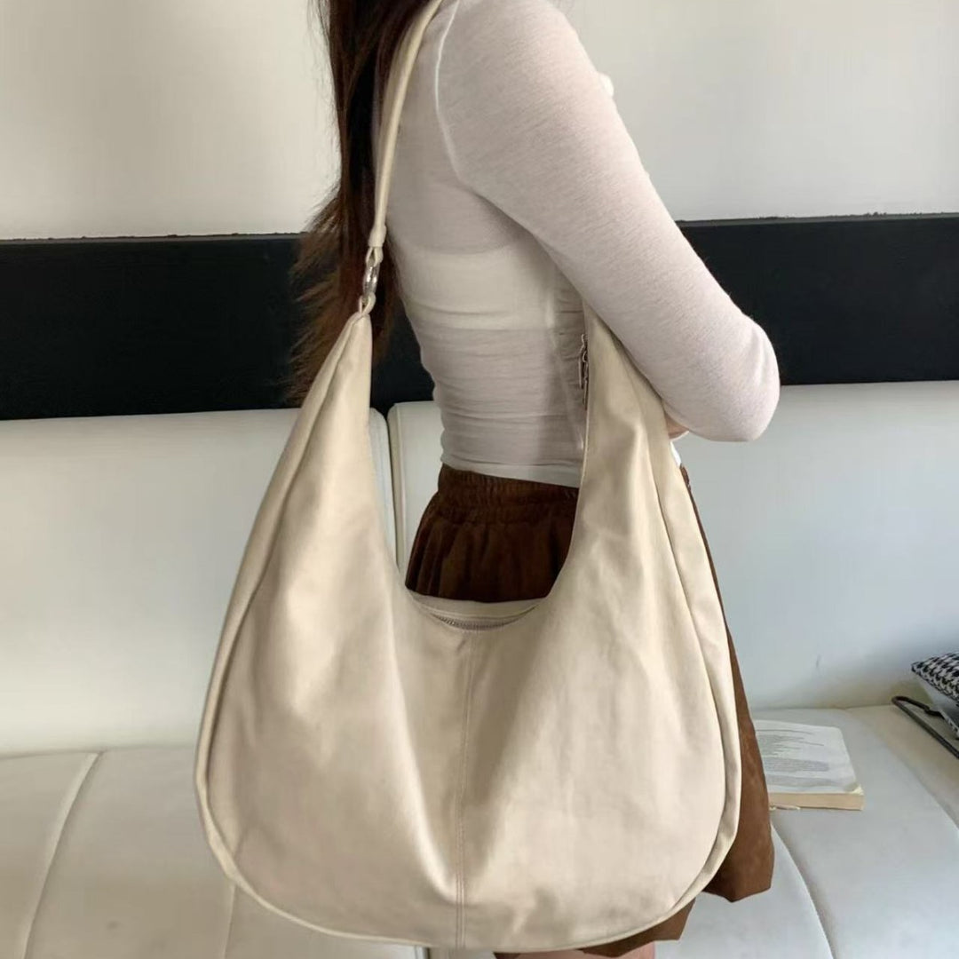 Casual Suede Shoulder Bag