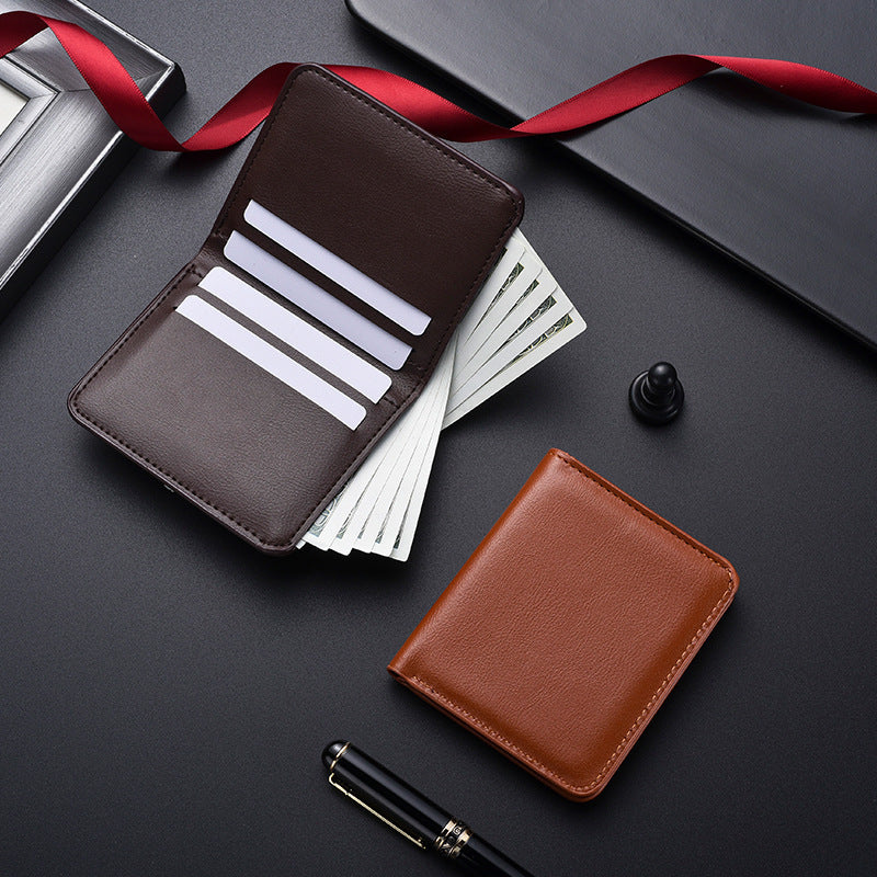 Slim Leather Bi-Fold Wallet Kalsten