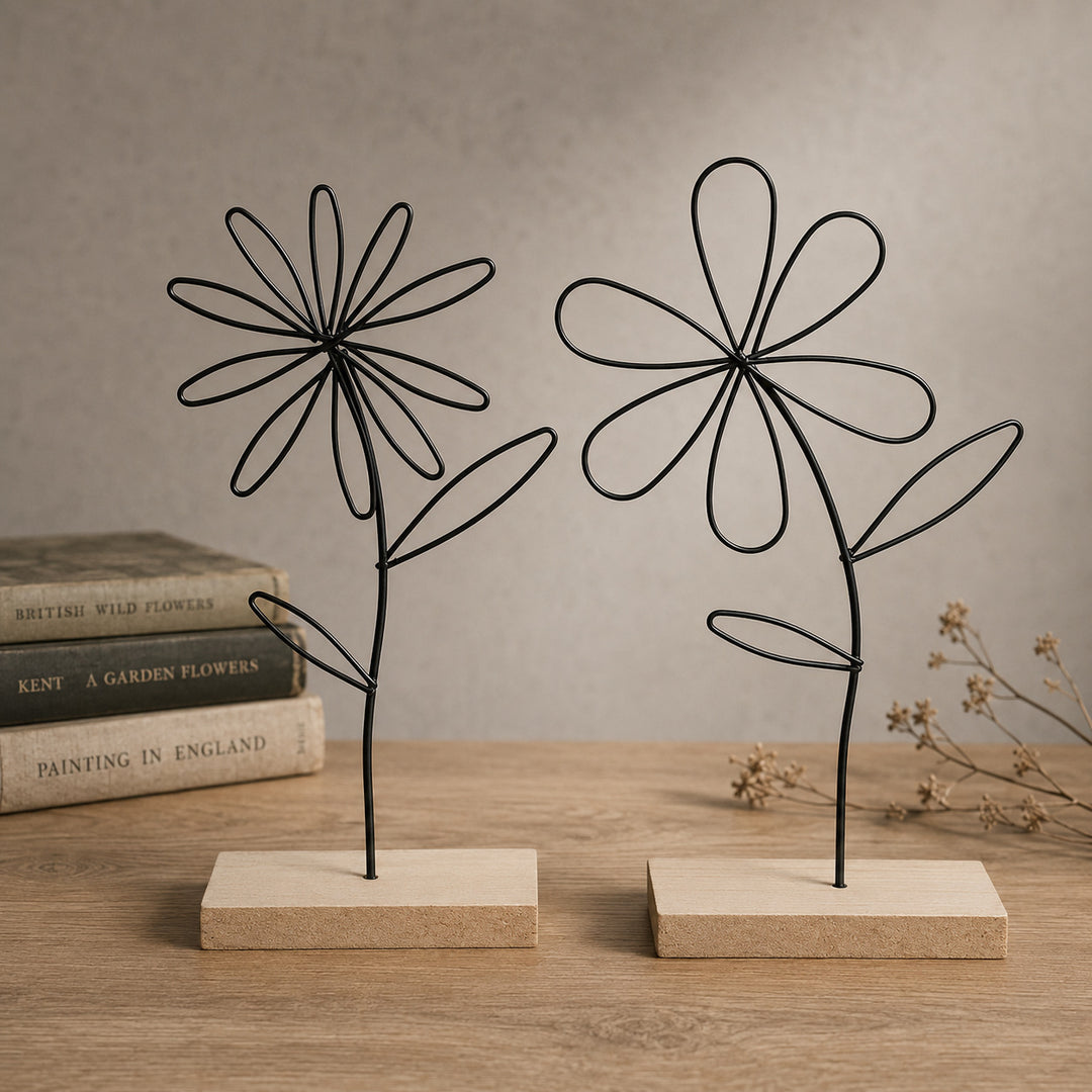 Flowers Wire Sculpture